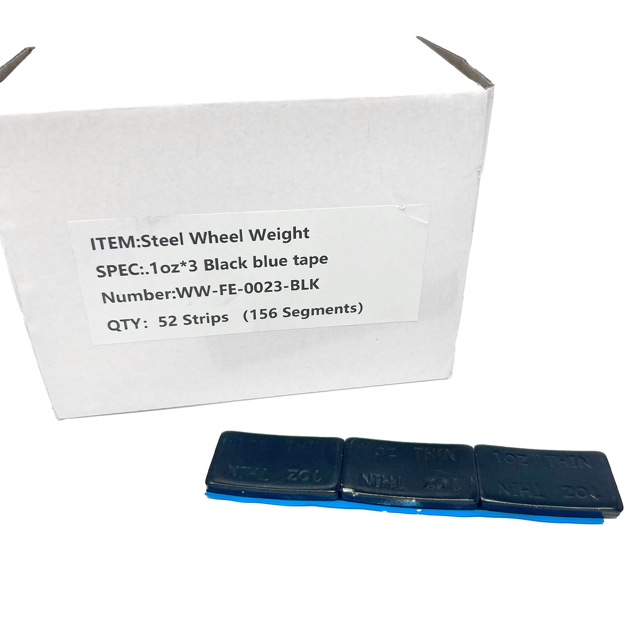 1 oz Black Steel Adhesive Wheel Weight   Low Profile