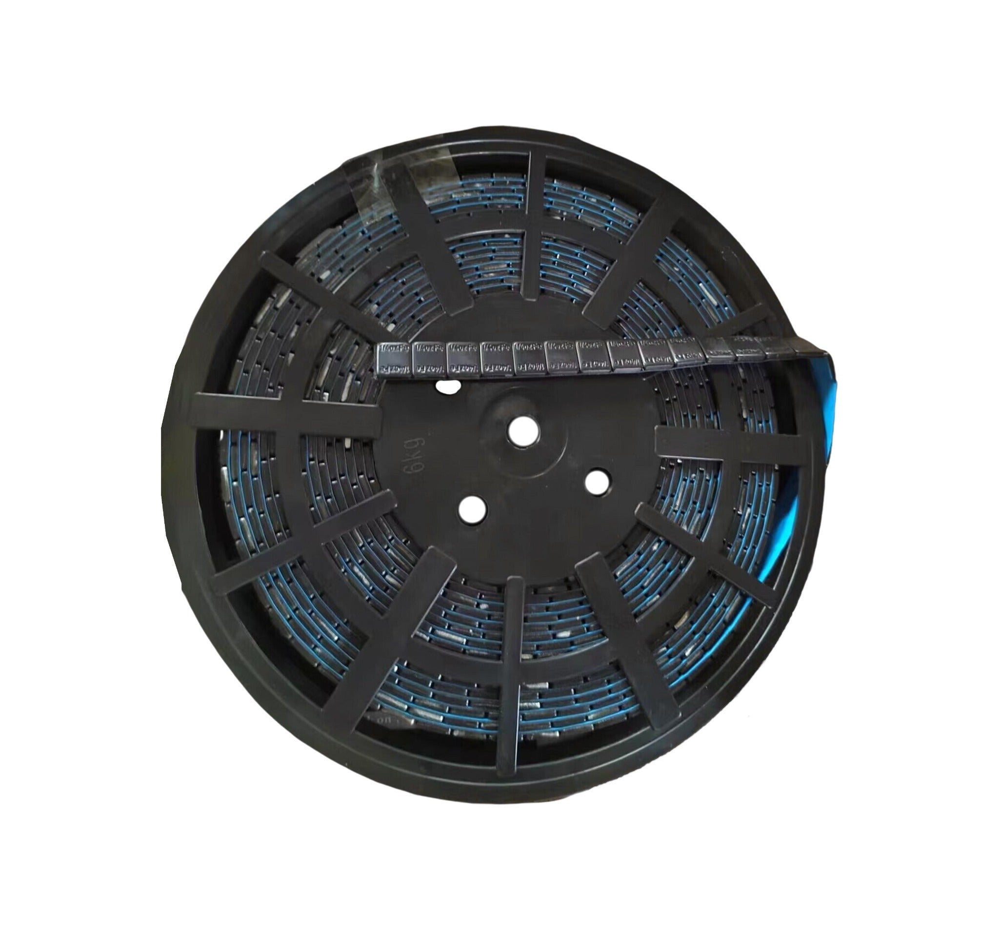 1/4 oz Black Steel Adhesive Wheel Weight   Roll of 640