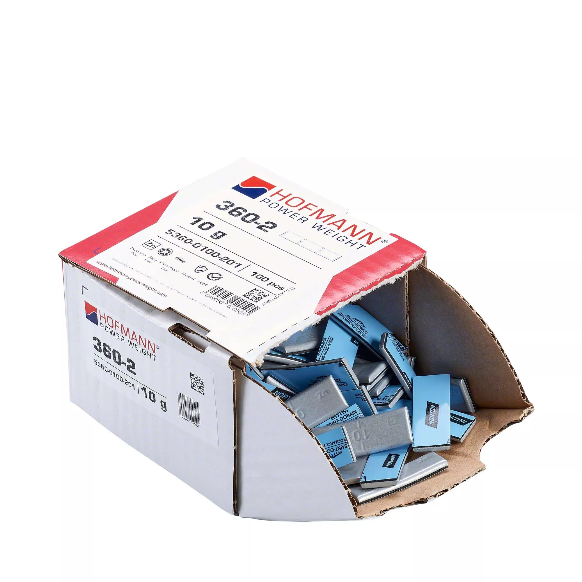 Adhesive Wheel Weight - HPW Type 360 - 10g - Box of 100