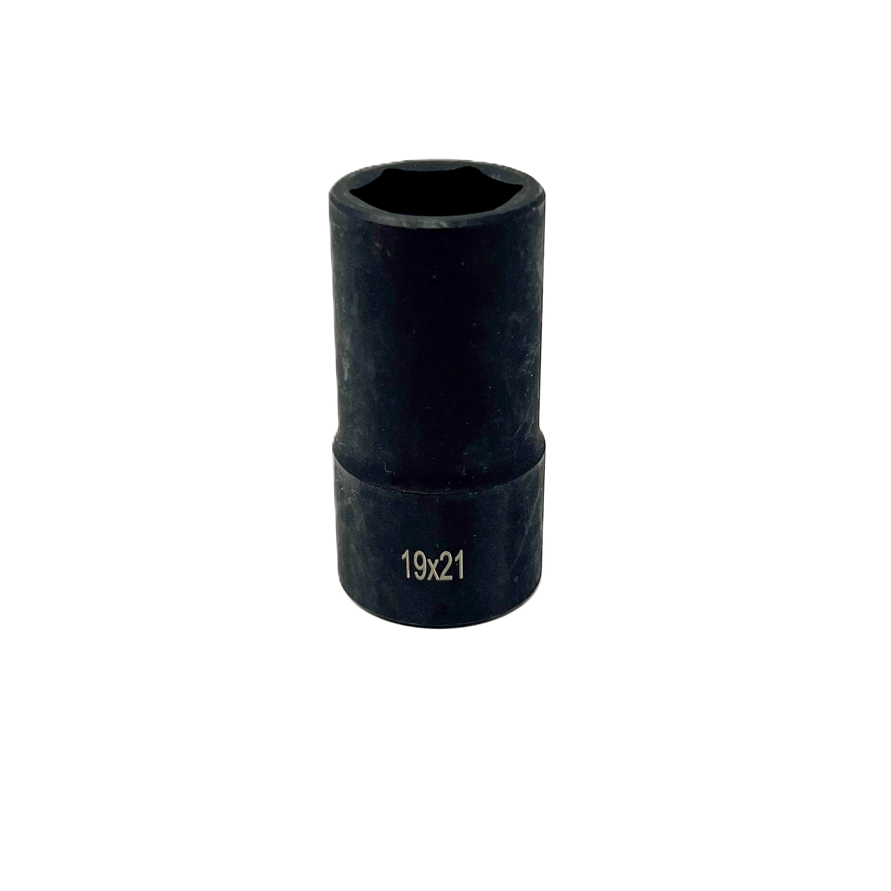 1/2" Dr. x 19mm x 21mm Standard Flip Socket