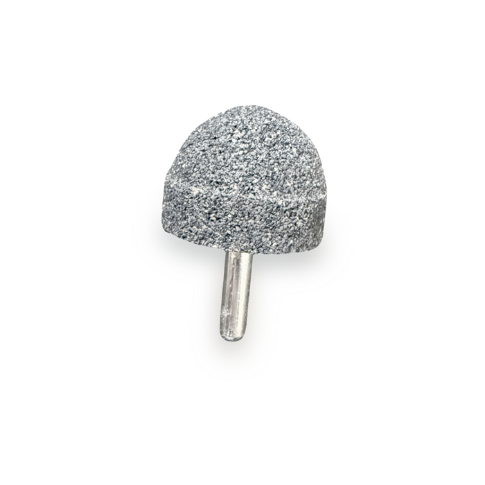 Piedra de pulir - Grano 36, punta redonda - Vástago de 1/4"