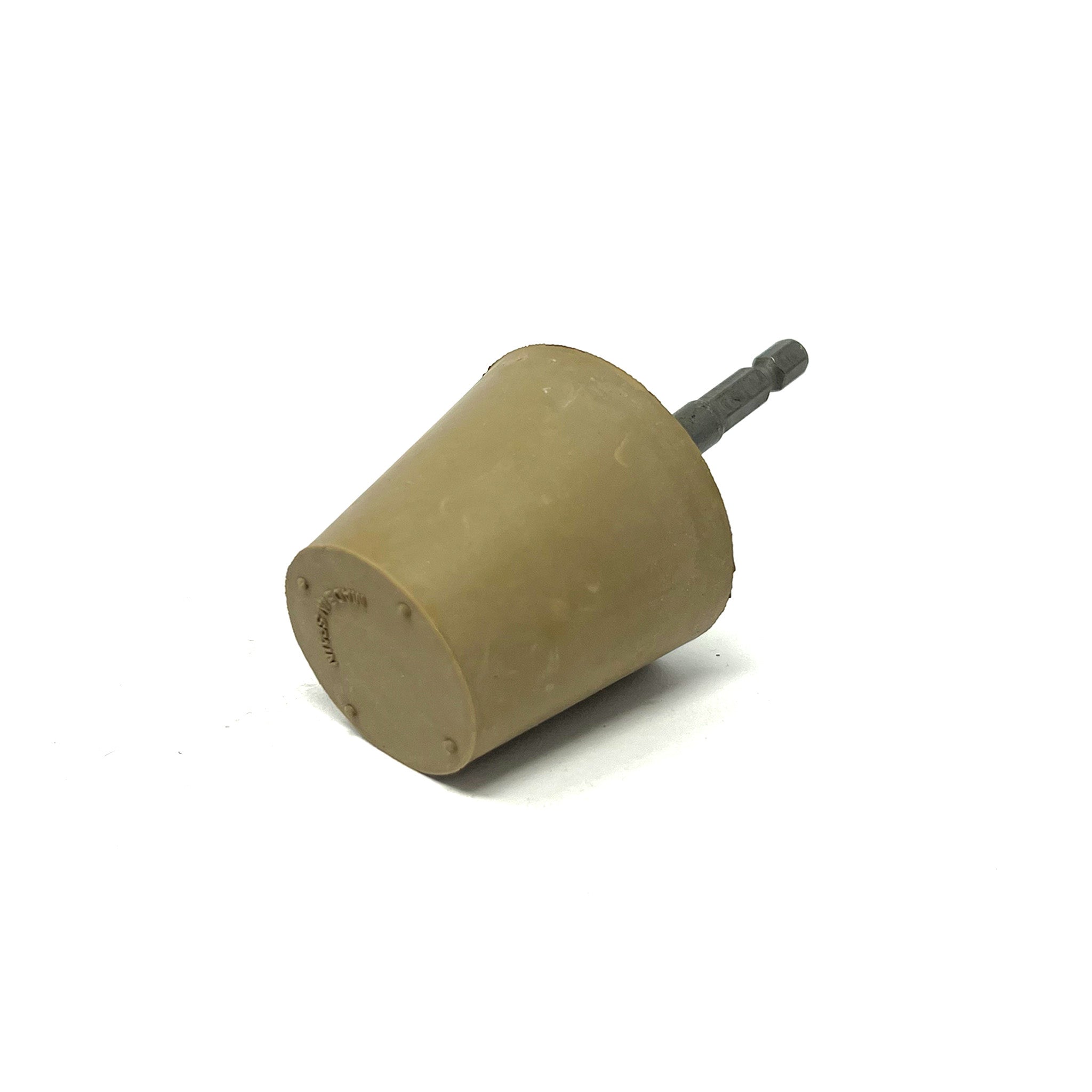 Eraser Wheel for Removing Adhesives - Small, Conical - Hex Shank