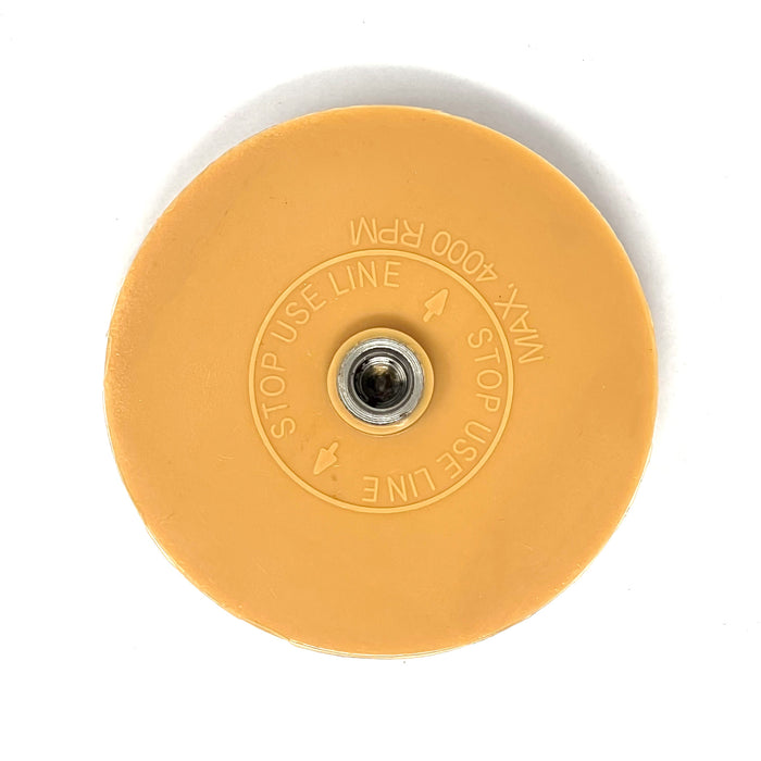 Eraser Wheel for Removing Adhesives - 1/4" Shank