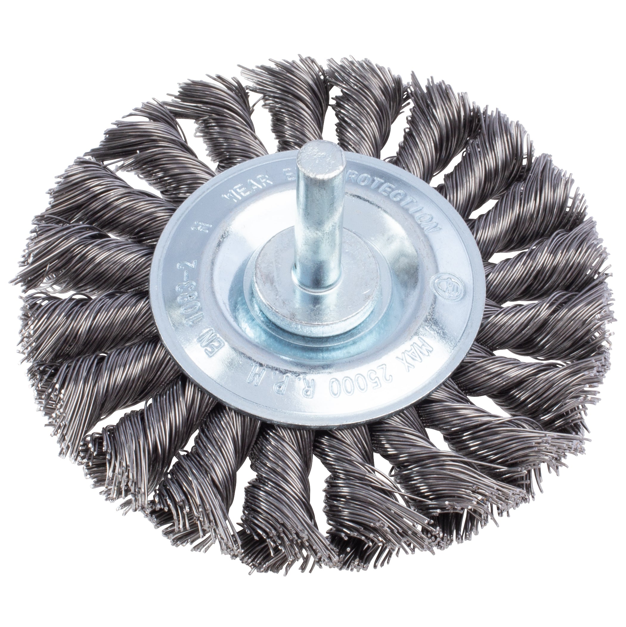 Knotted Wire Wheel 3-½" With ¼" Shank 25,000RPM