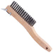 Wood Handled Brush w/ Scraper