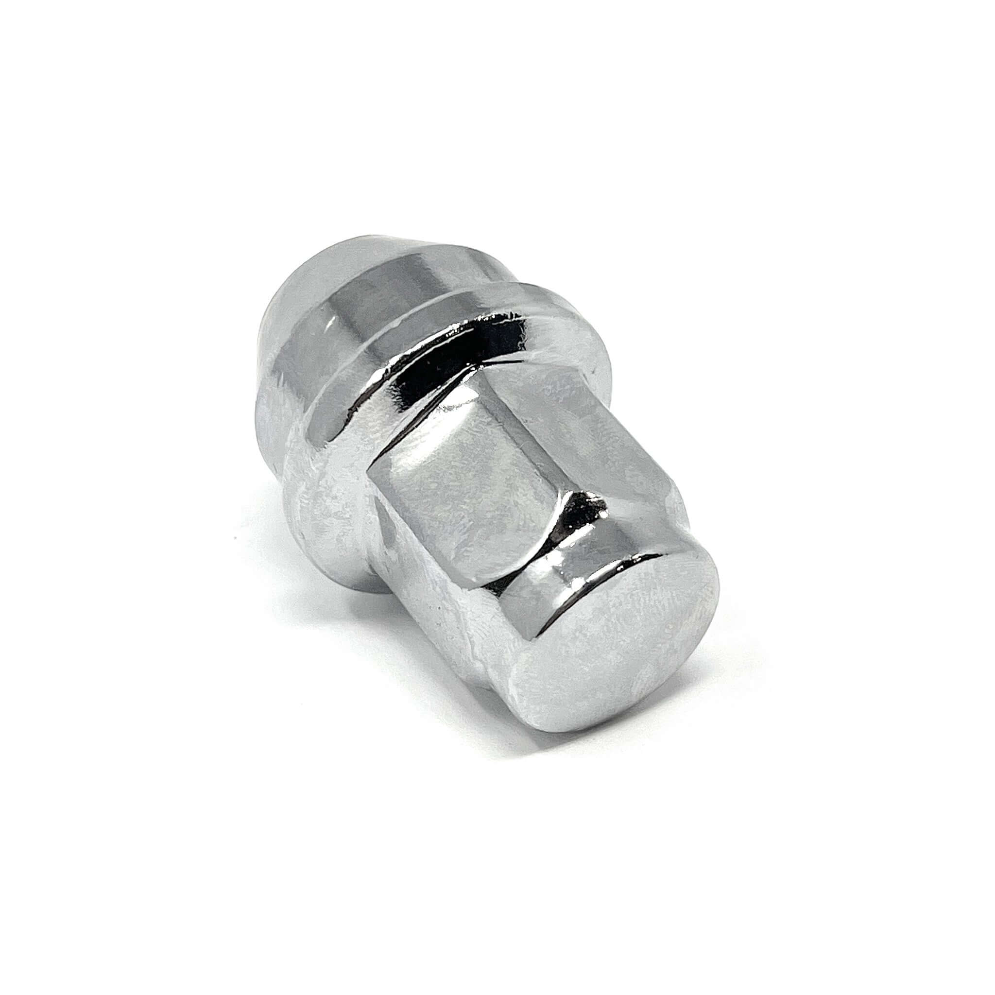 4-Pack Chrome Acorn Lug Nut Lock Set – 14x1.5 Thread – With 2 Keys – For Car, Truck, SUV
