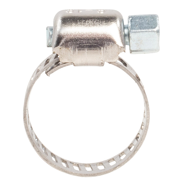 Hose Clamp - #4, Mini, Ventilated, Stainless - 10pk