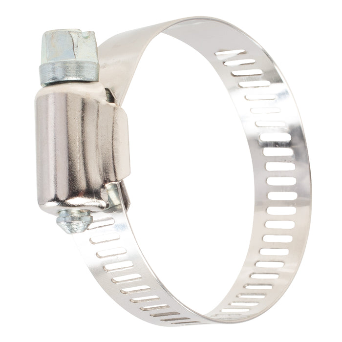 Hose Clamp - #20, Standard, Ventilated, Stainless - 10pk