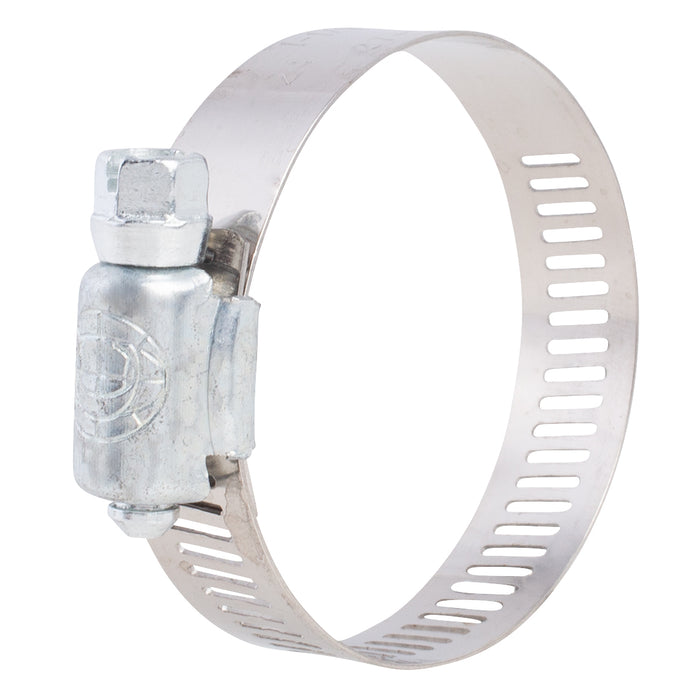 Hose Clamp - #24, Standard, Ventilated, Stainless - 10pk
