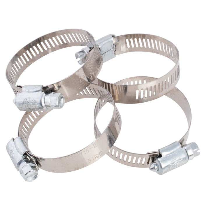 Hose Clamp - #24, Standard, Ventilated, Stainless - 10pk