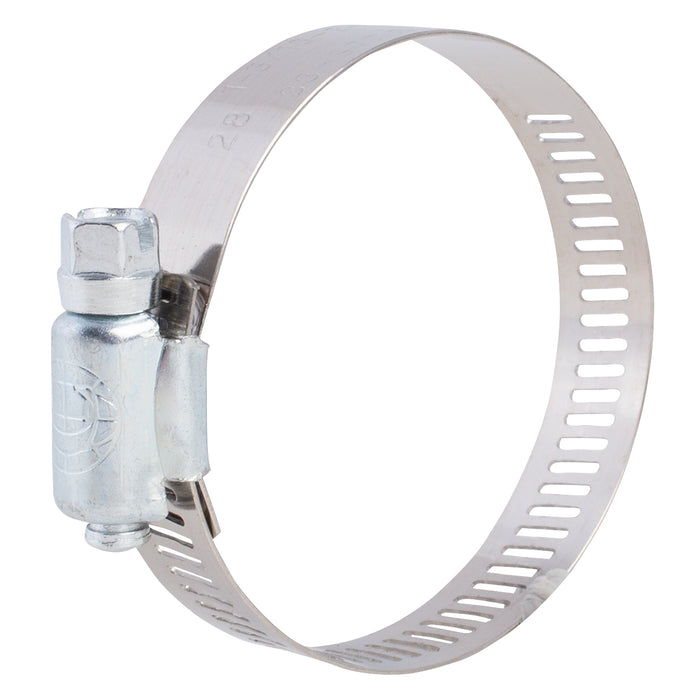 Hose Clamp - #28, Standard, Ventilated, Stainless - 10pk
