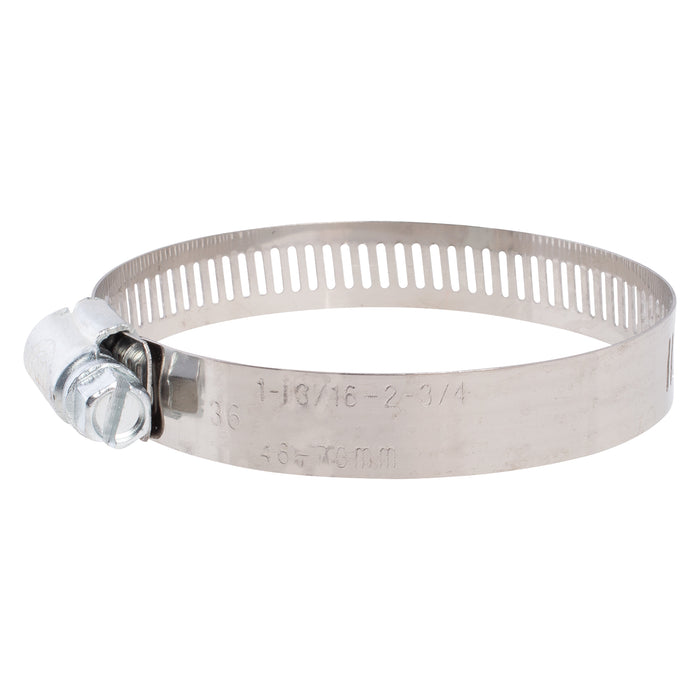 Hose Clamp - #36, Standard, Ventilated, Stainless - 10pk