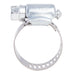 Hose Clamp - #8, Standard, Ventilated, Stainless - 10pk