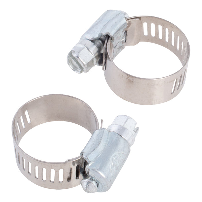 Hose Clamp - #8, Standard, Ventilated, Stainless - 10pk