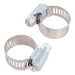 Hose Clamp - #8, Standard, Ventilated, Stainless - 10pk