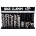 Hose Clamp Rack + Assortment - 221pc