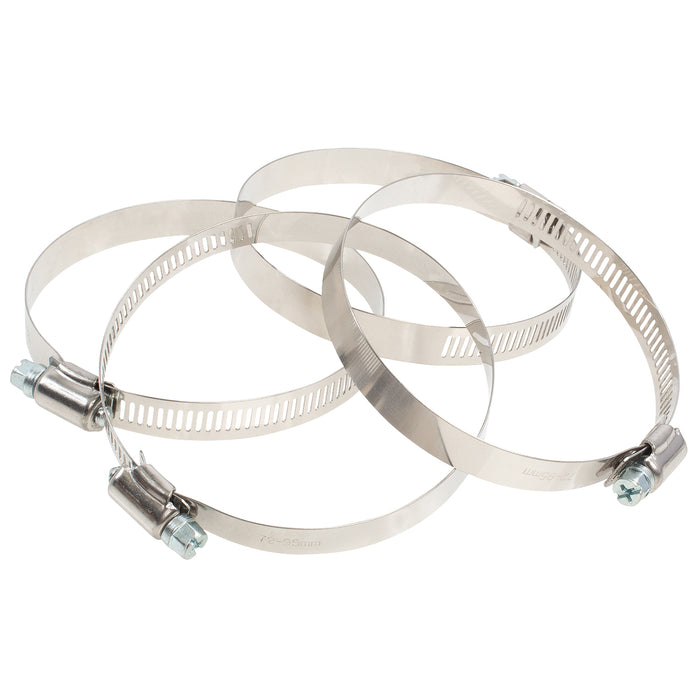 Hose Clamp - #52, Standard, Ventilated, Stainless - 10pk