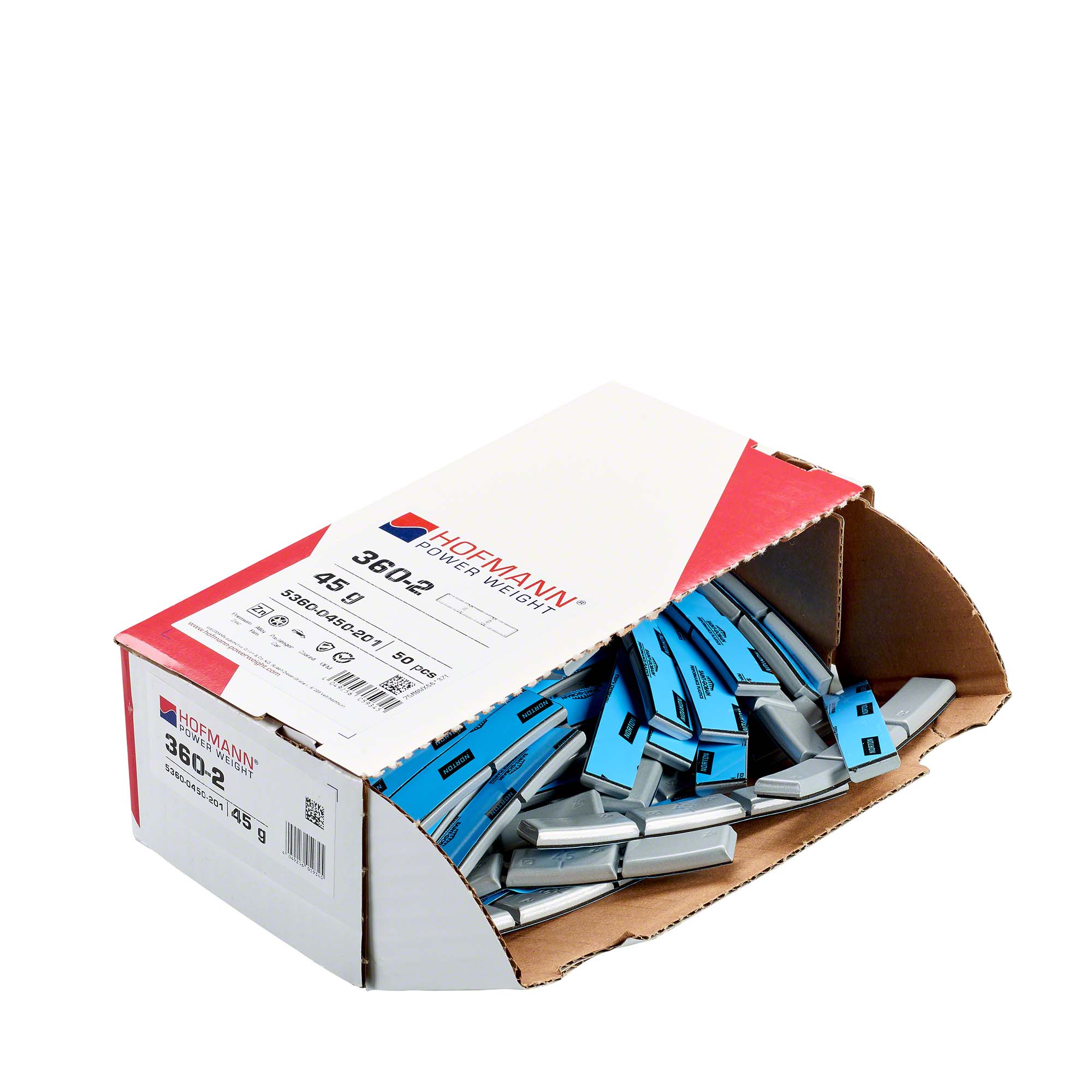 Adhesive Wheel Weight - HPW Type 360 - 45g - Box of 50