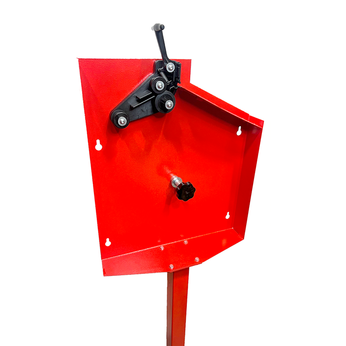 Standing Wheel Weight Roll Dispenser, Red