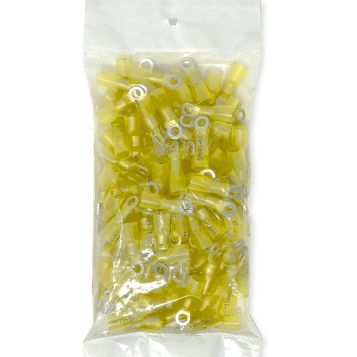 Stud Ring, Heat Shrink - 12-10ga, #10 Hole (100bg)
