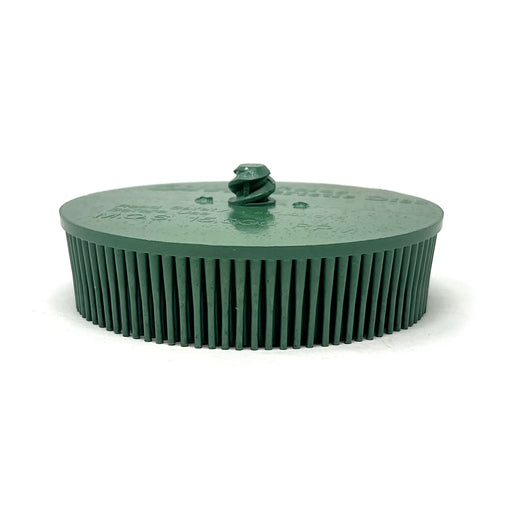 Scotch-Brite Roloc Bristle Disc 07526, 3 in x 5/8 Tapered Coarse, 10/Carton