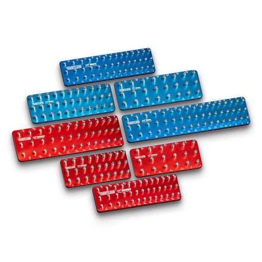 Westling USA 3 Row 8pc Socket Tray/Organizer Set - Engraved