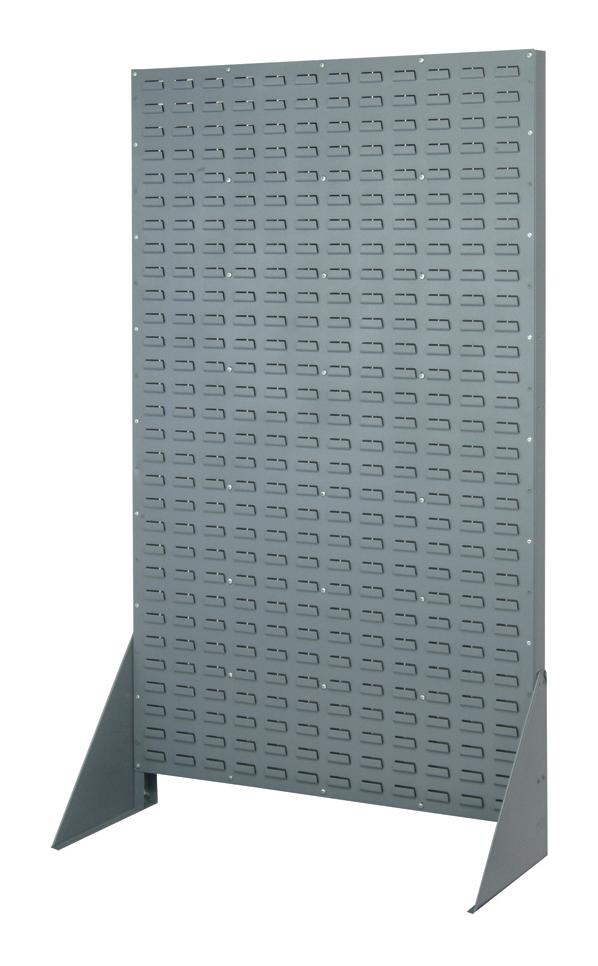 Louvered Rack for Bins - 36" x 66"  - No Bins Included