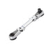 1/4" Stick Combination Drive Ratchet - Stubby, Dual Flex Head