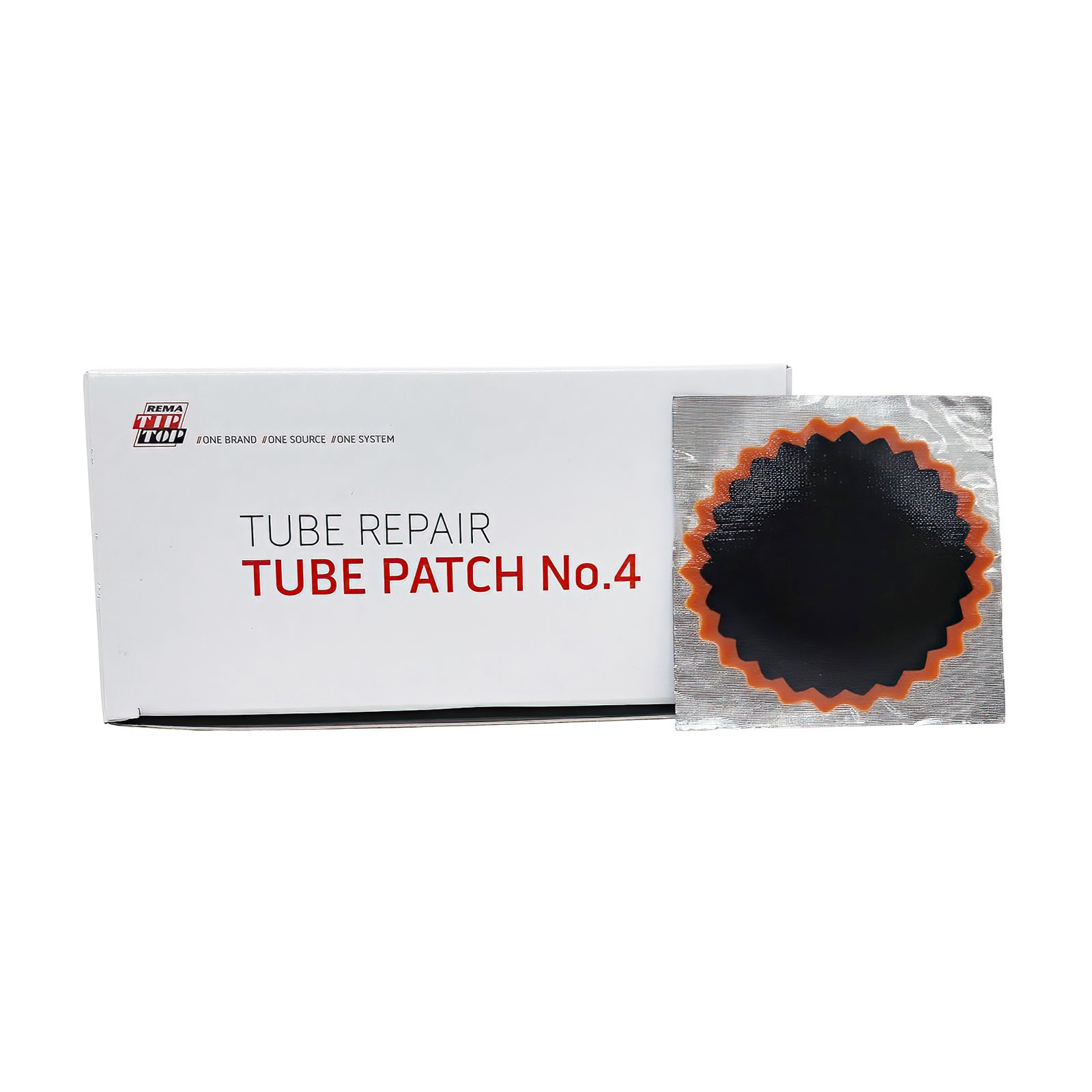 Rema 4 Tube Patch, 3" Round, Red Edge (30 bx)