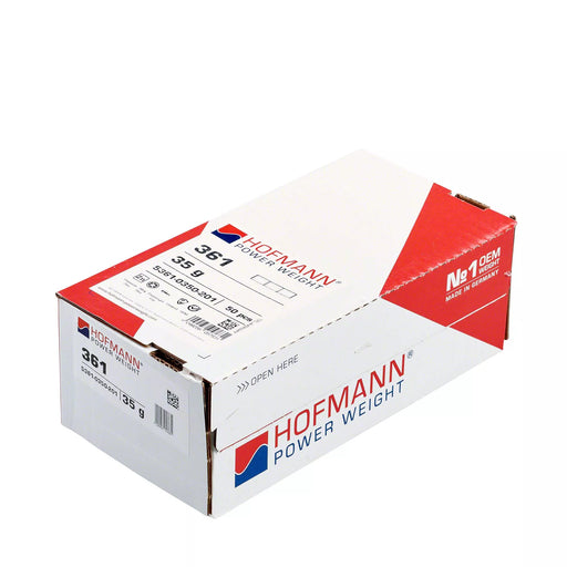 Adhesive Wheel Weight - HPW Type 361 - 35g - Box of 50
