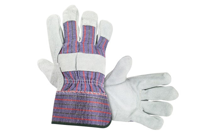 Leather Palm Gloves (1 Size Fits All) - Pair