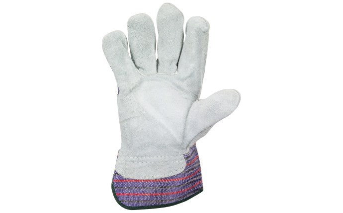 Leather Palm Gloves (1 Size Fits All) - Pair