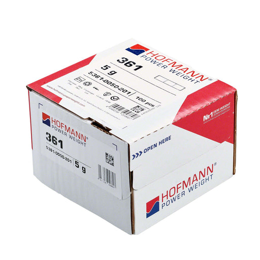 Adhesive Wheel Weight - HPW Type 361 - 5g - Box of 100