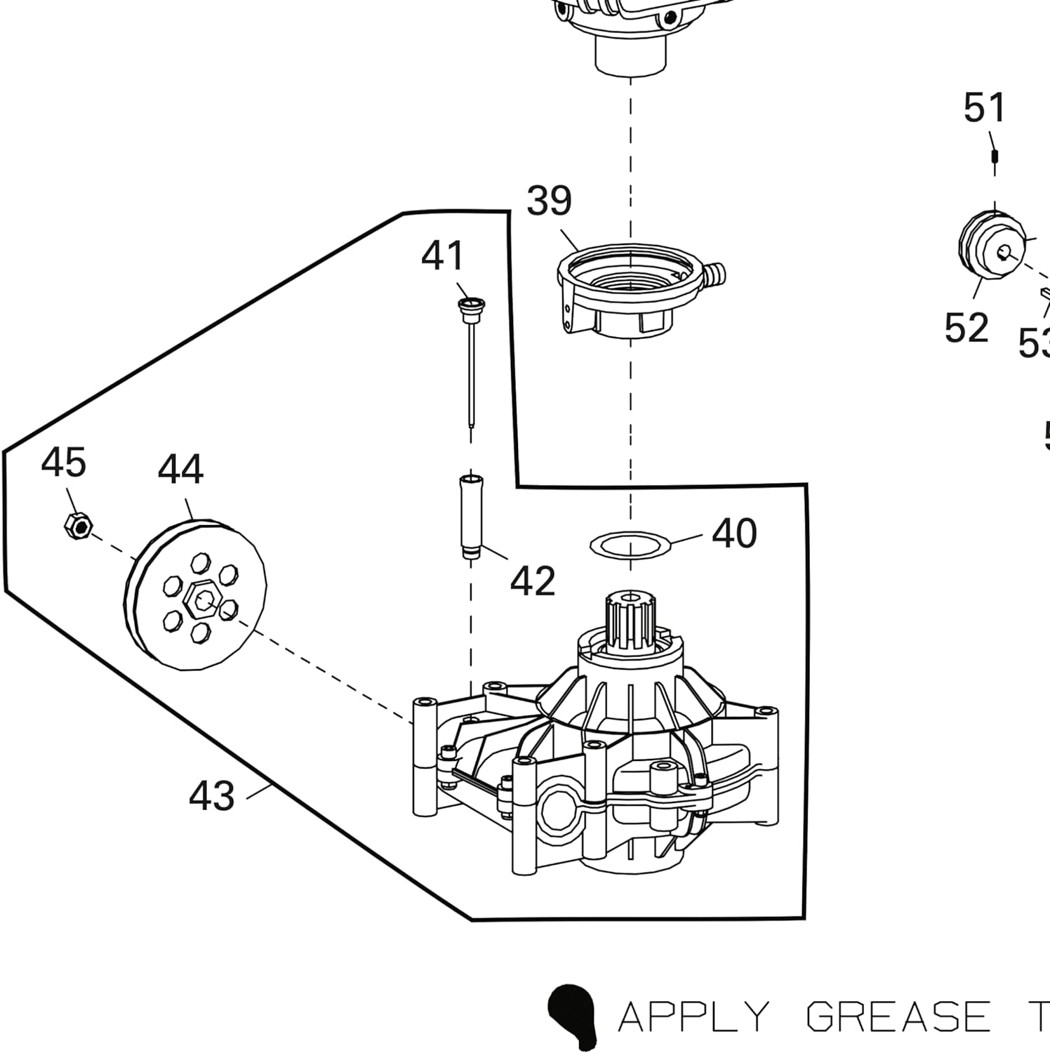 Coats Tire Changer Transmission/Gearbox