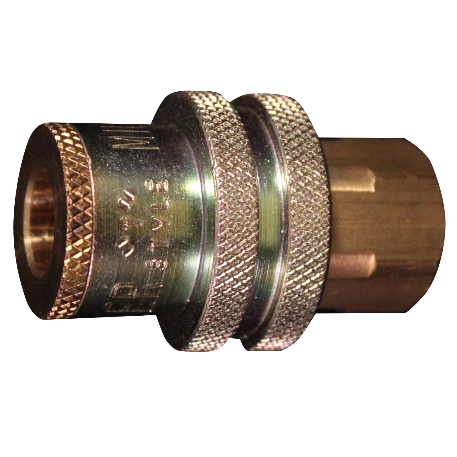 Air Coupler Fitting - T-Style, 1/4" FNPT - Sleeve Ring