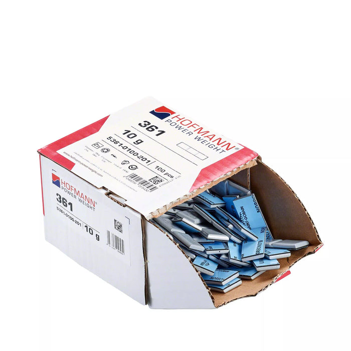 Adhesive Wheel Weight - HPW Type 361 - 10g - Box of 100
