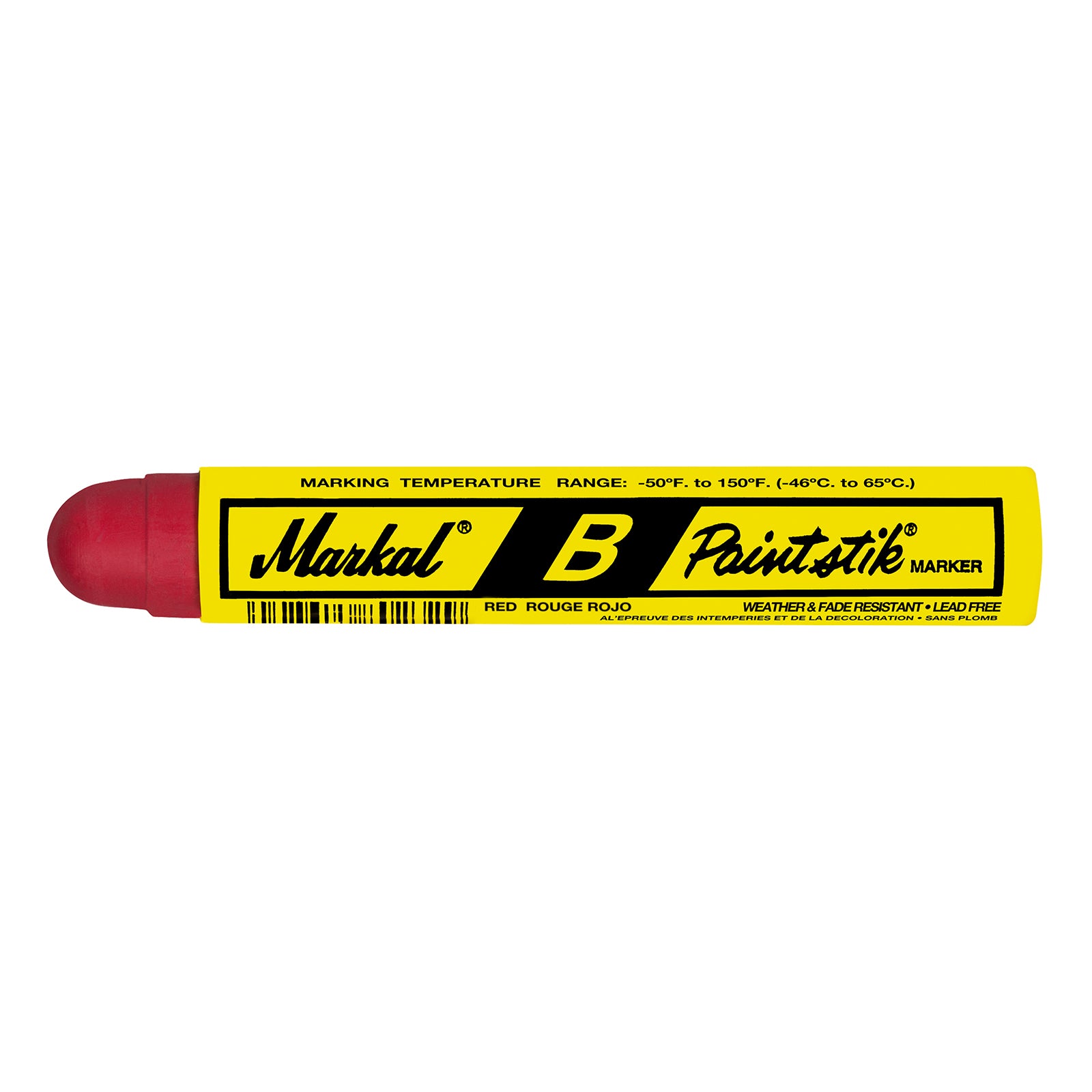 Paint Stick, MARKAL, Red, 3/4" Round (1 bx/12 Sticks)