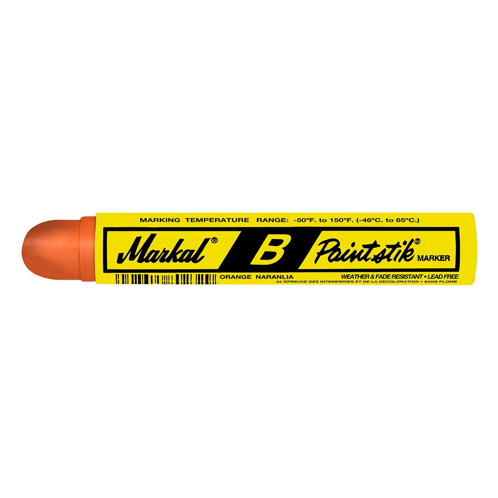 Paint Stick, MARKAL, Orange, 3/4" Round (1 bx/12 Sticks)