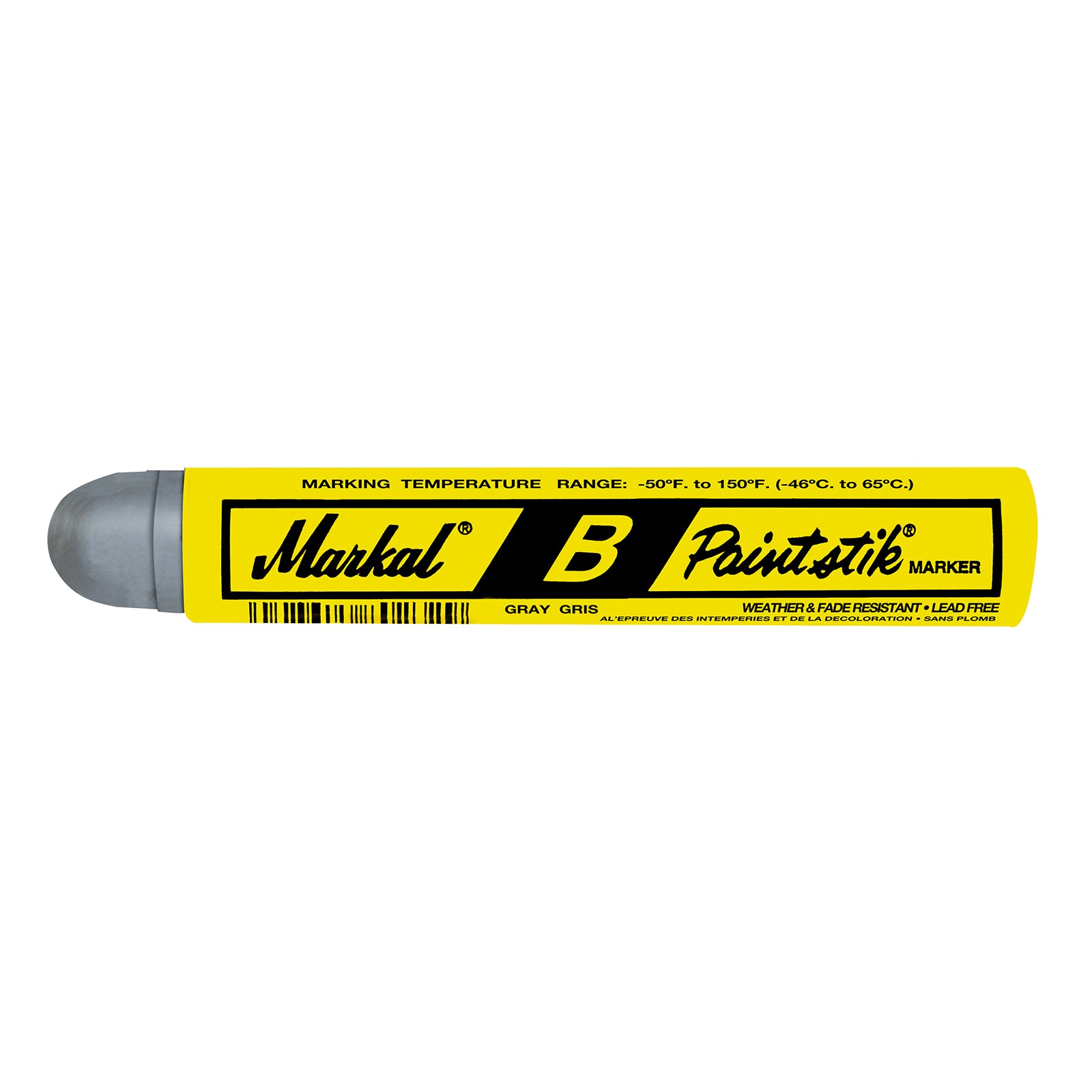 Paint Stick, MARKAL, Grey, 3/4" Round (1 bx/12 Sticks)