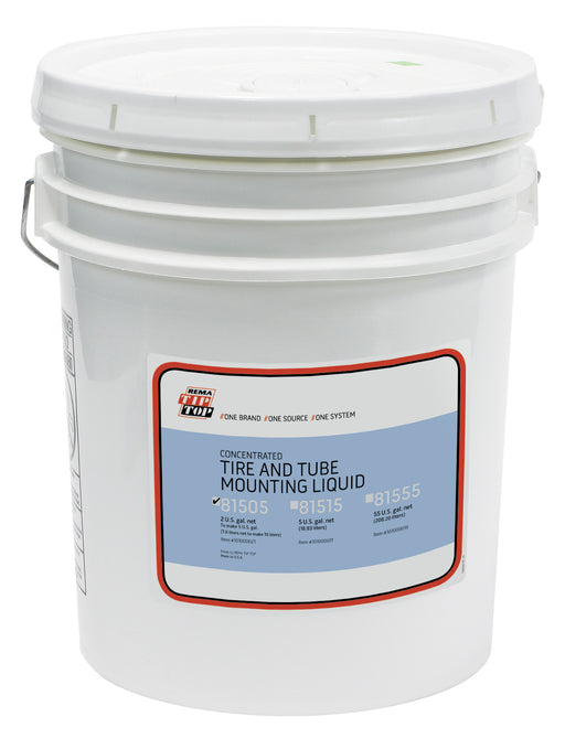 Rema 81505 Tire Mounting Lube - Liquid, Blue Tacky - 2 gal (in 5 gal bucket)