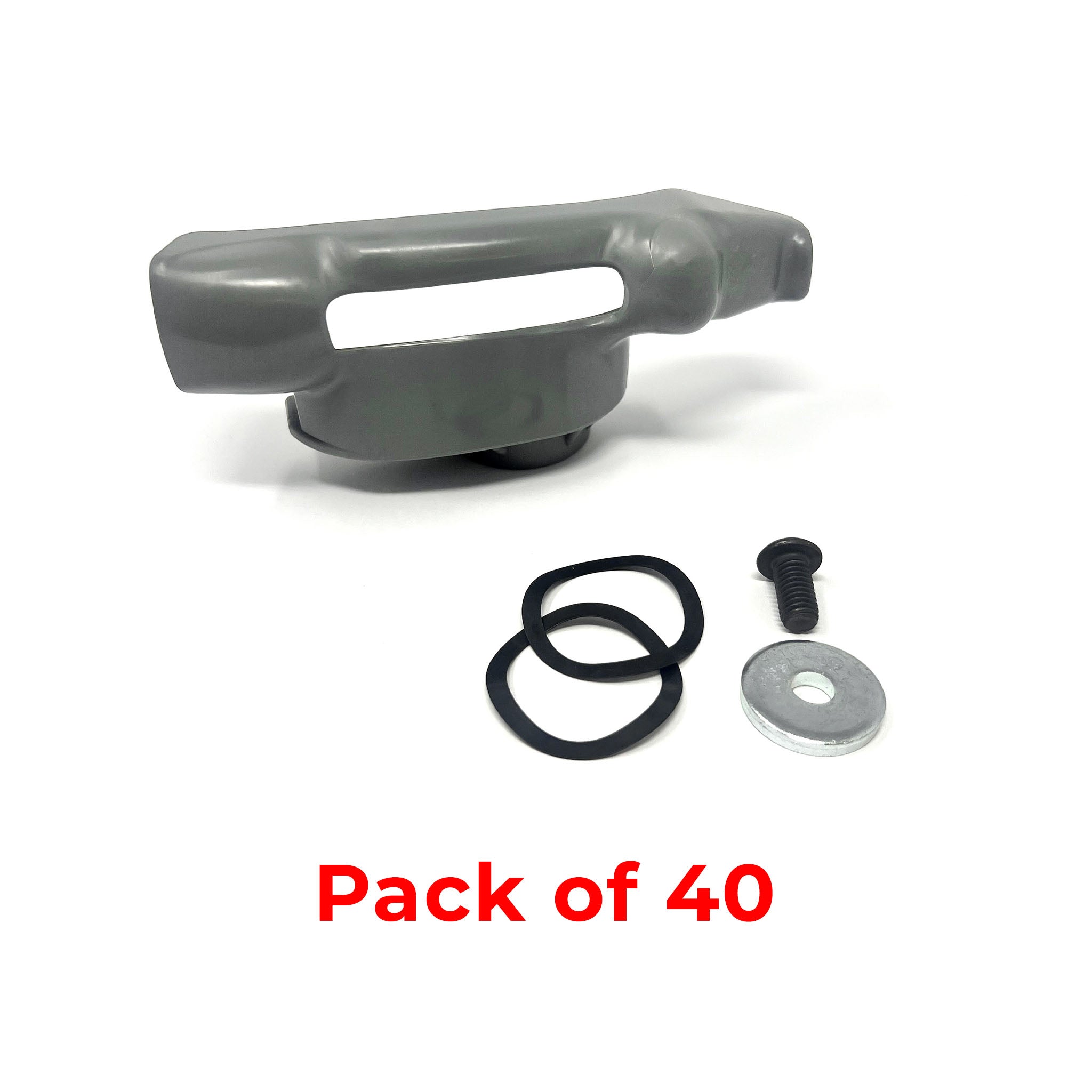 High Spoke M/D Head w/ Low Profile for Coats - USA MADE! Gray - 40 pk