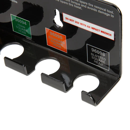7 Slot Spare Tire Tool Wall Mount