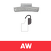 Clip-On WW - AW Profile 3.00 oz, Box of 25 - Lead "Red" 