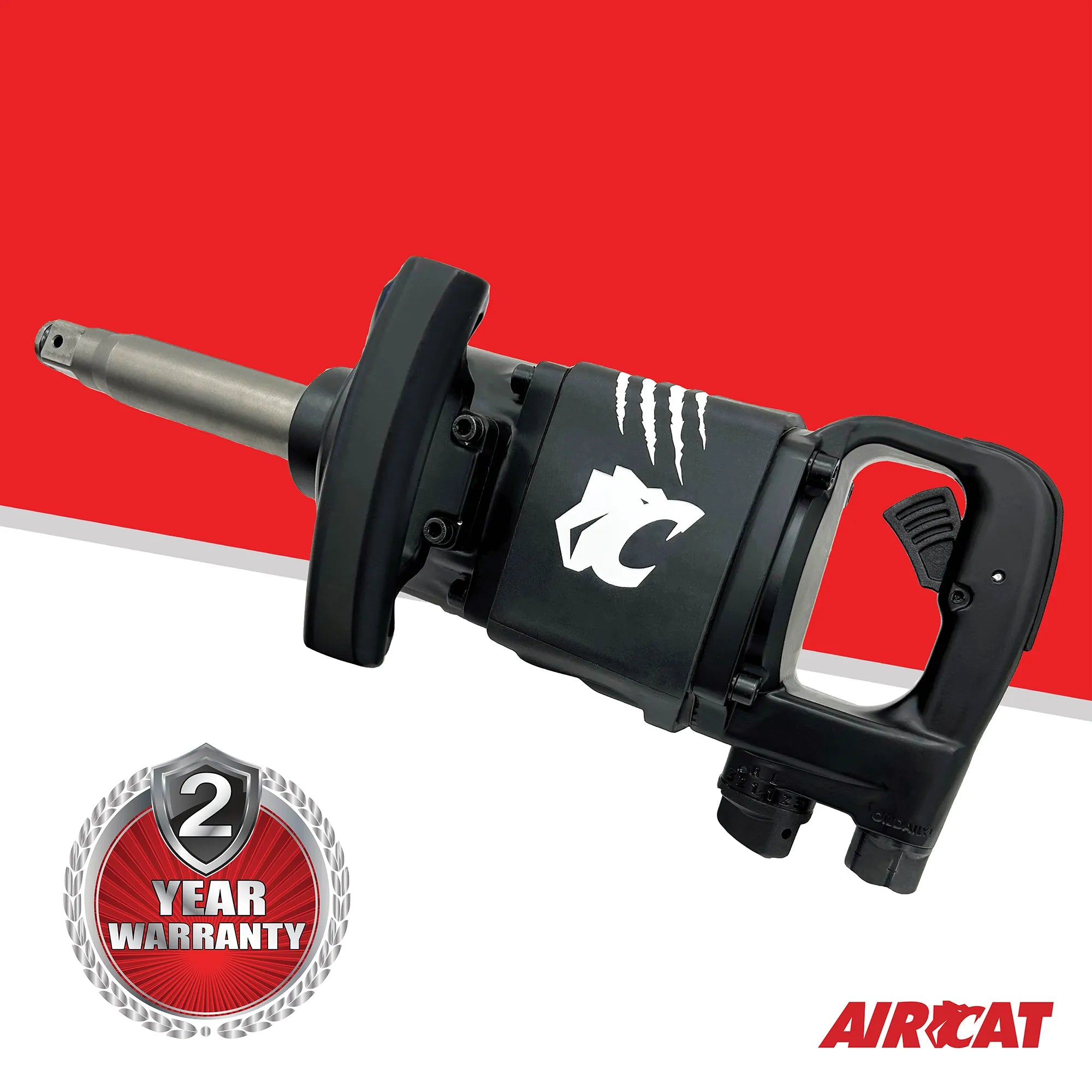 Aircat 1" Impact Wrench w/ 6" Extended Anvil