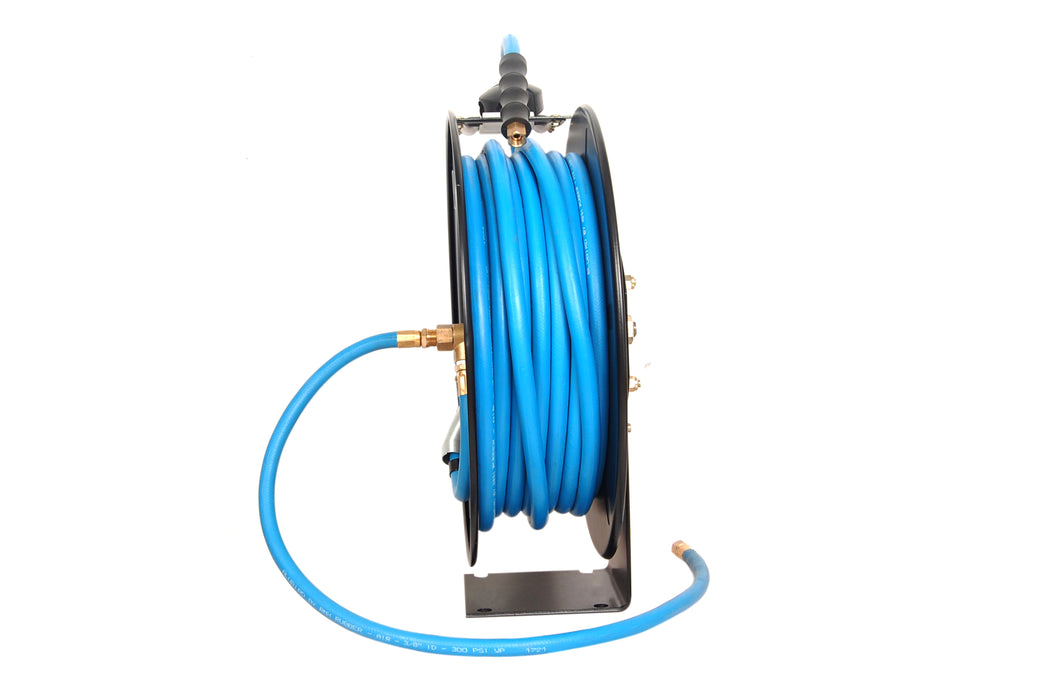 Blu-Bird Air Hose Reel - 3/8" x 50' 3/8 MPT w/ 1/4" Reducer - 300 PSI