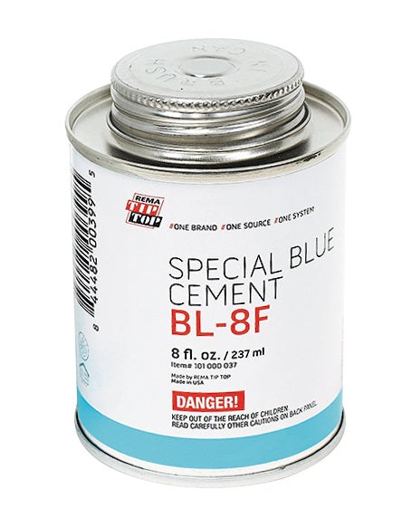 BL-8F Special Blue Cement (flammable), with brush top