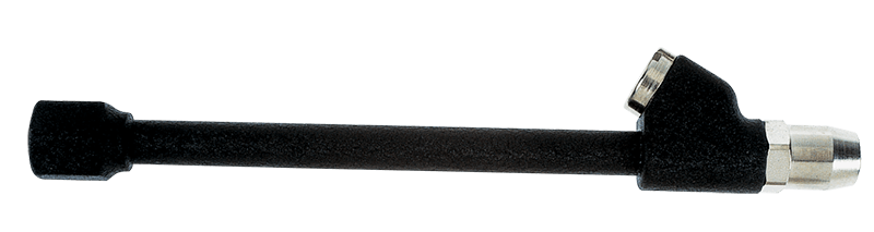 Dual Foot Lock-On 6.5" Air Chuck - 1/4" FNPT - Closed - Black