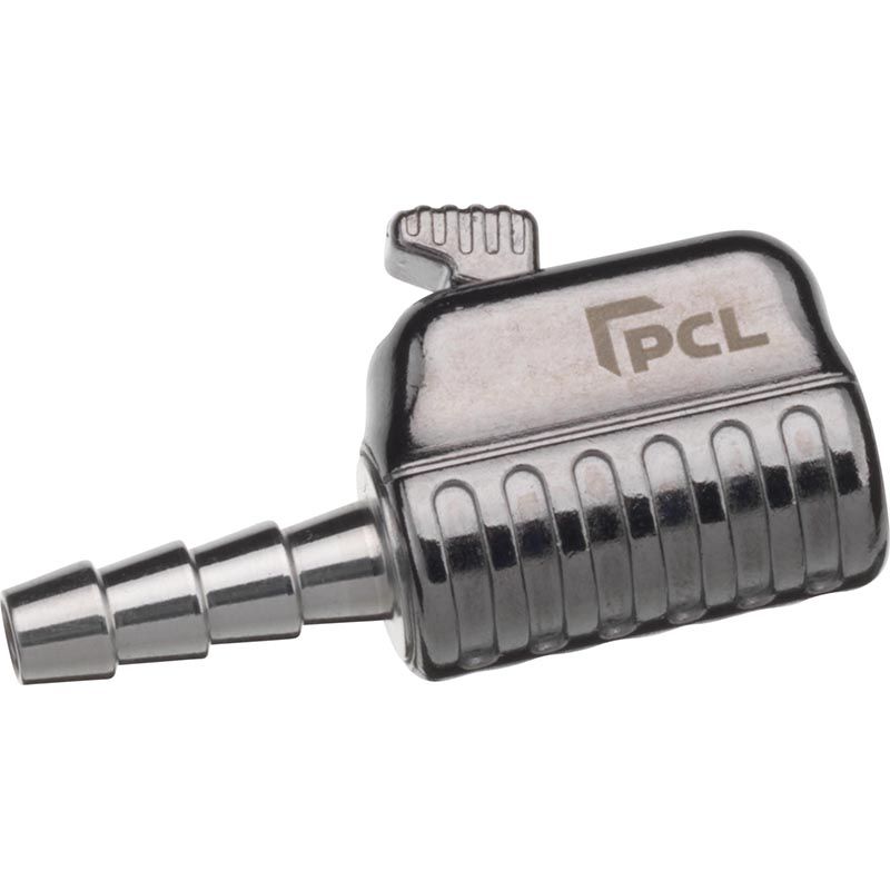 PCL STRAIGHT CLIP-ON CHUCK - 1/4” HOSE BARB INLET