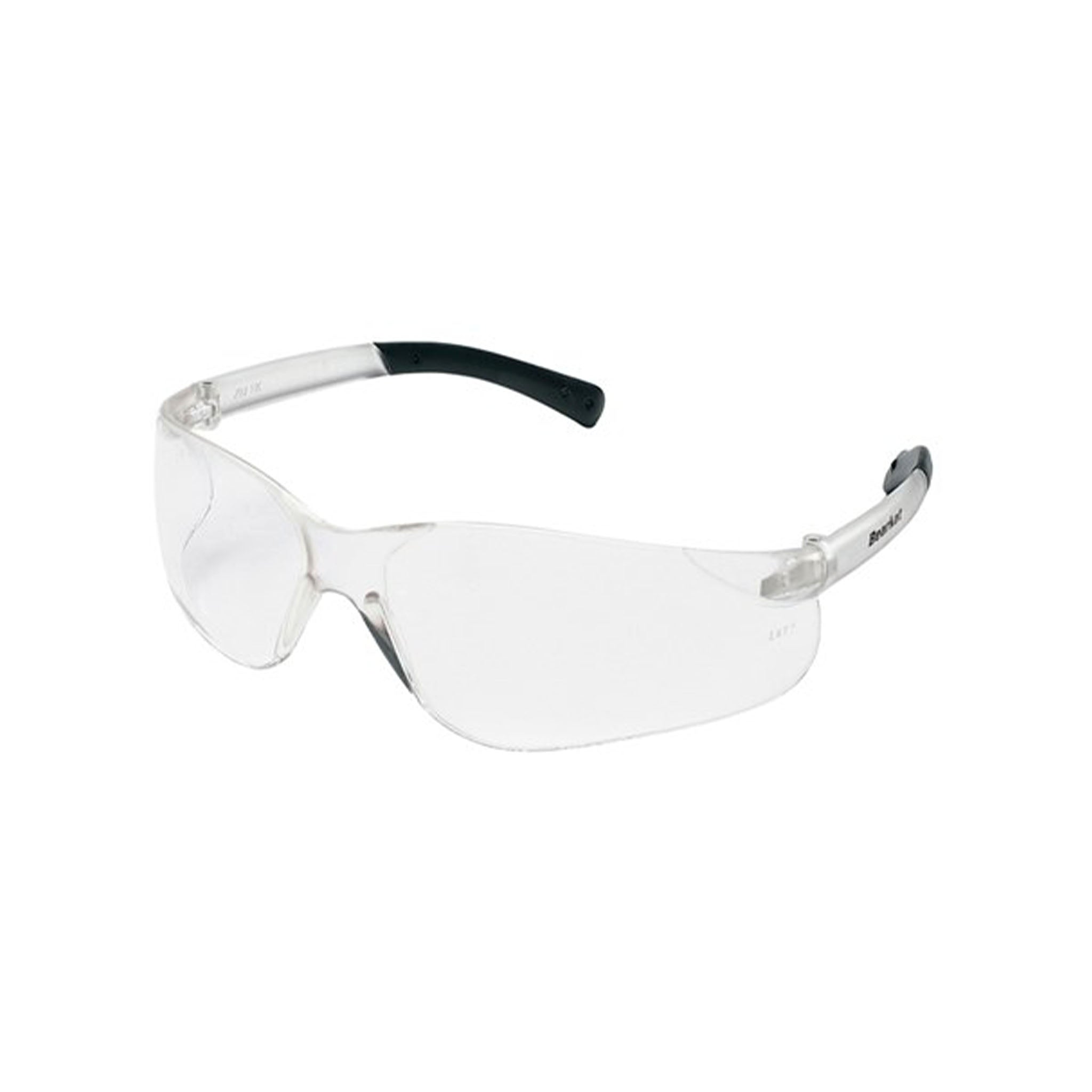 Slicks Safety Glasses, Clear Frame, Clear Lens, Anti-Fog