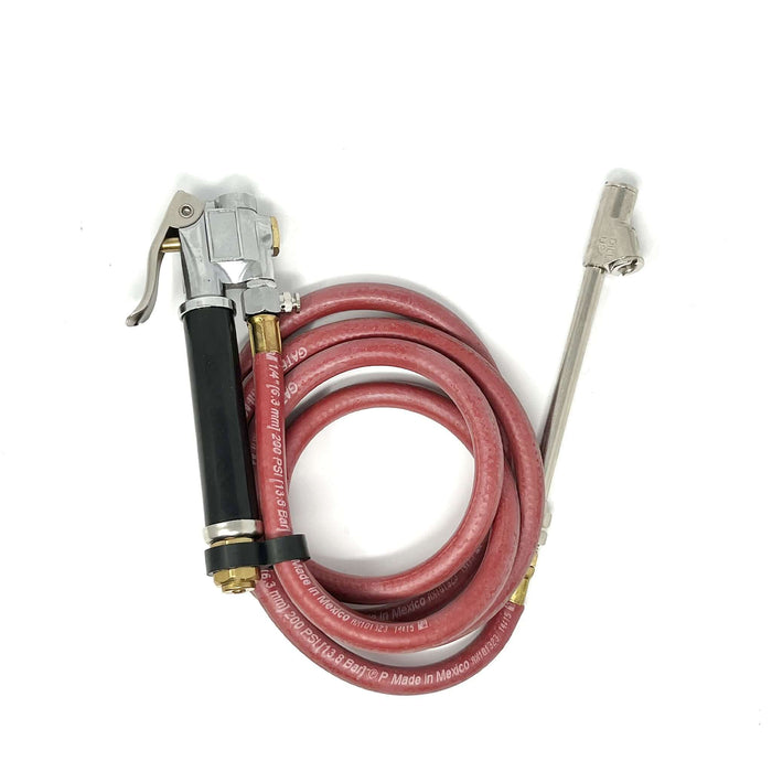 Manual Inflator Gauge, Dual Chuck - 6' Hose, 10-150 PSI